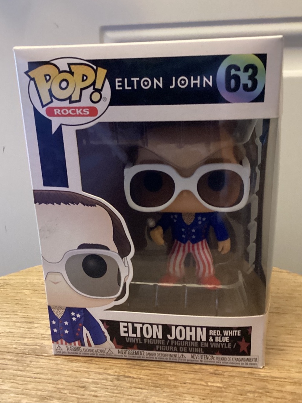Brand New Elton John-Red/White/Blue Funko Pop! #63